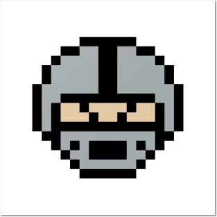 8-Bit Helmet - Las Vegas Posters and Art